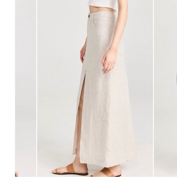 Reformation Women's Tazz Maxi Linen Skirt - 12P NWT  $178 - Picture 5 of 9